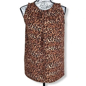 Loveappella Leopard print blouse- S